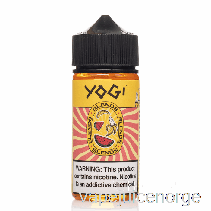 Vape Norge Banan Vannmelon Is - Yogiblandinger - 100ml 3mg